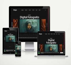  Dijital Fotoğrafçı Web Sitesi Paketi Doya 