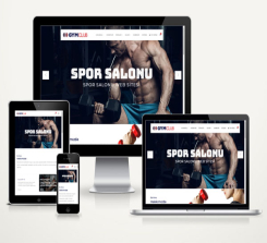  Spor Salonu Web Paketi Flux v3.0 