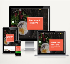  Restaurant Web Sitesi Onepage v4.0 